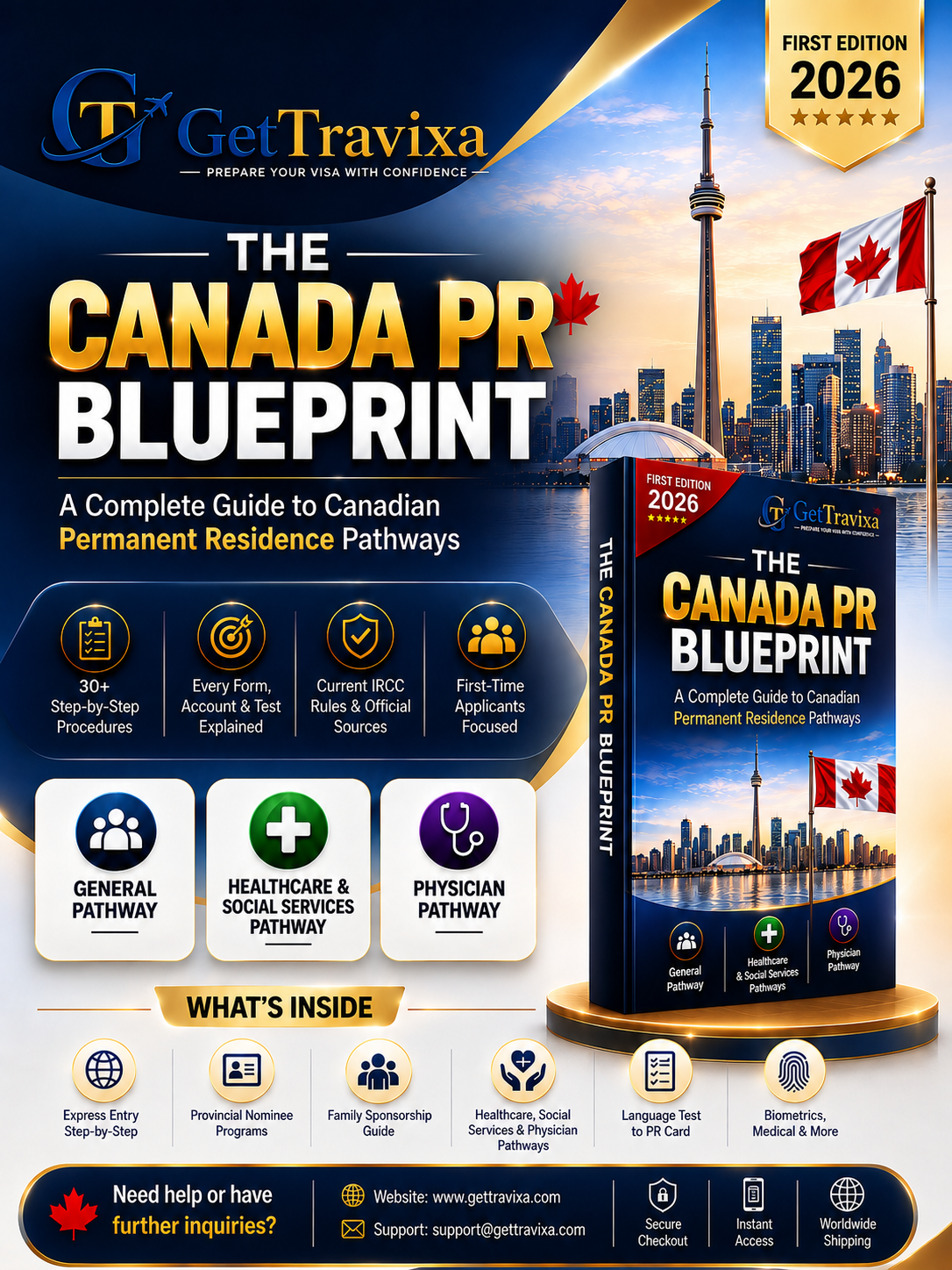 Cover of The Canada PR Blueprint (2026 Edition)